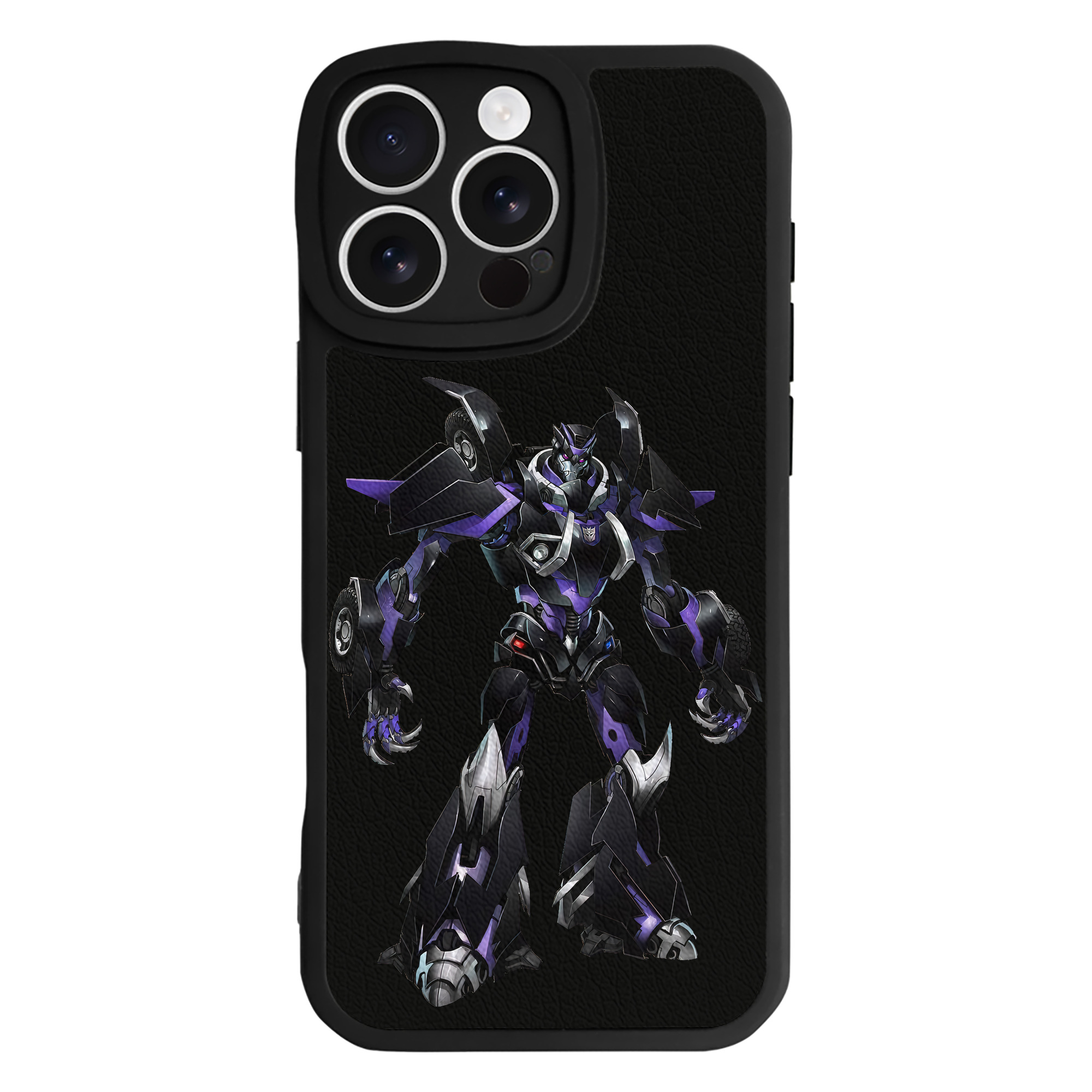 （画像用） Transformers トランスフォーマー 【iPhone 16シリーズ対応】シリコンスマホケース（レザー調） 材質：シリコン